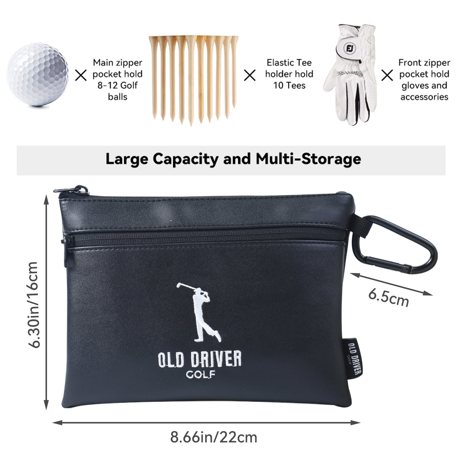 Bolso para bola y tee